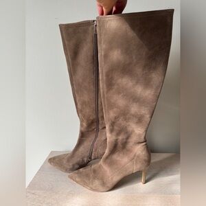 Charles David Women's Phenom Stretch suede Leather Tall Boots size9